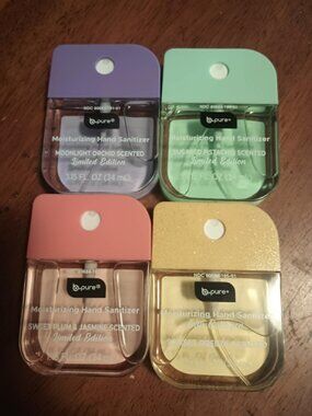 Lot of 4 New b Pure Limited Edition Hand Sanitizers